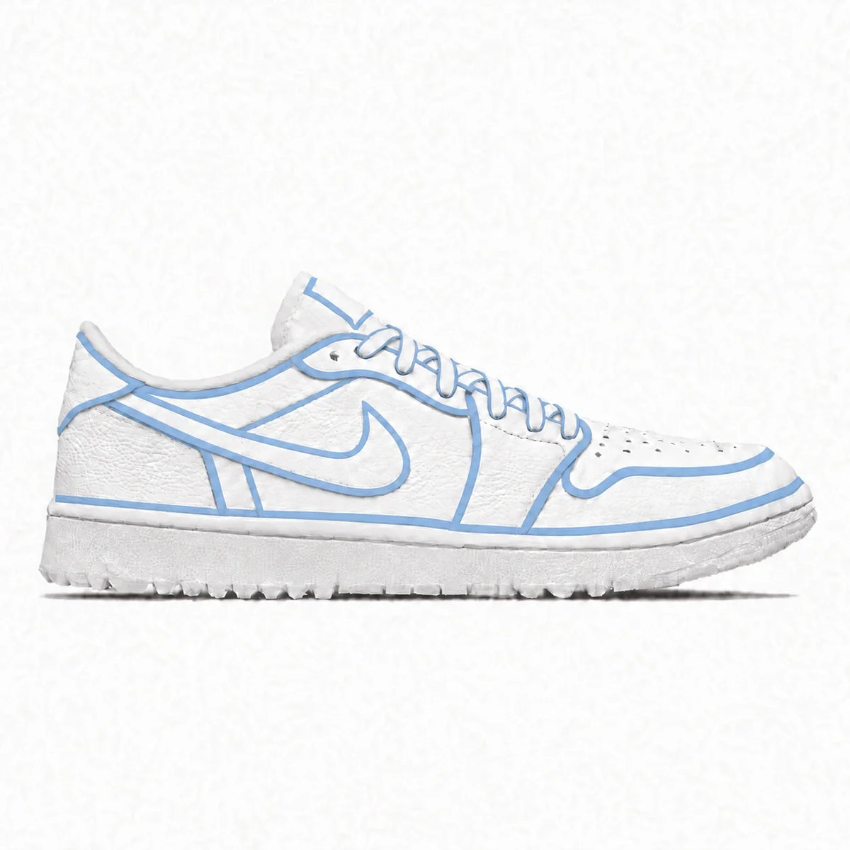 Zapatillas de golf Jordan 1 "Carolina Blue Lines"
