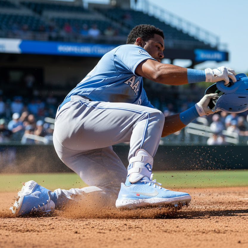 "Carolina Force OW" Nike Alpha Huarache Elite 3 Low Cleats
