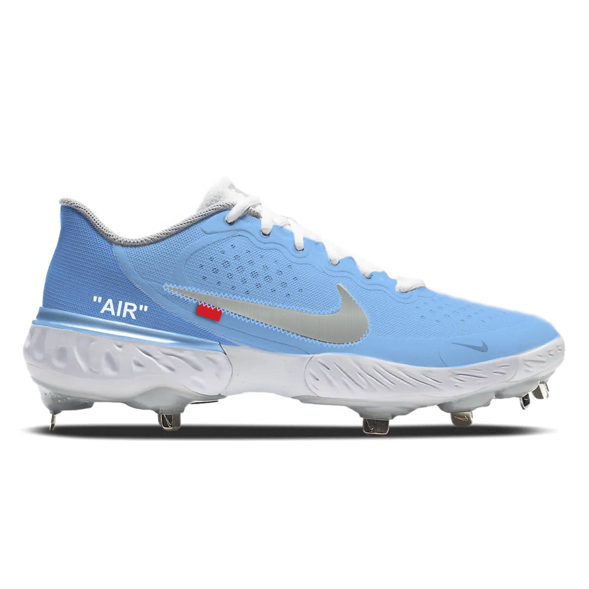 "Carolina Force OW" Nike Alpha Huarache Elite 3 Low Cleats
