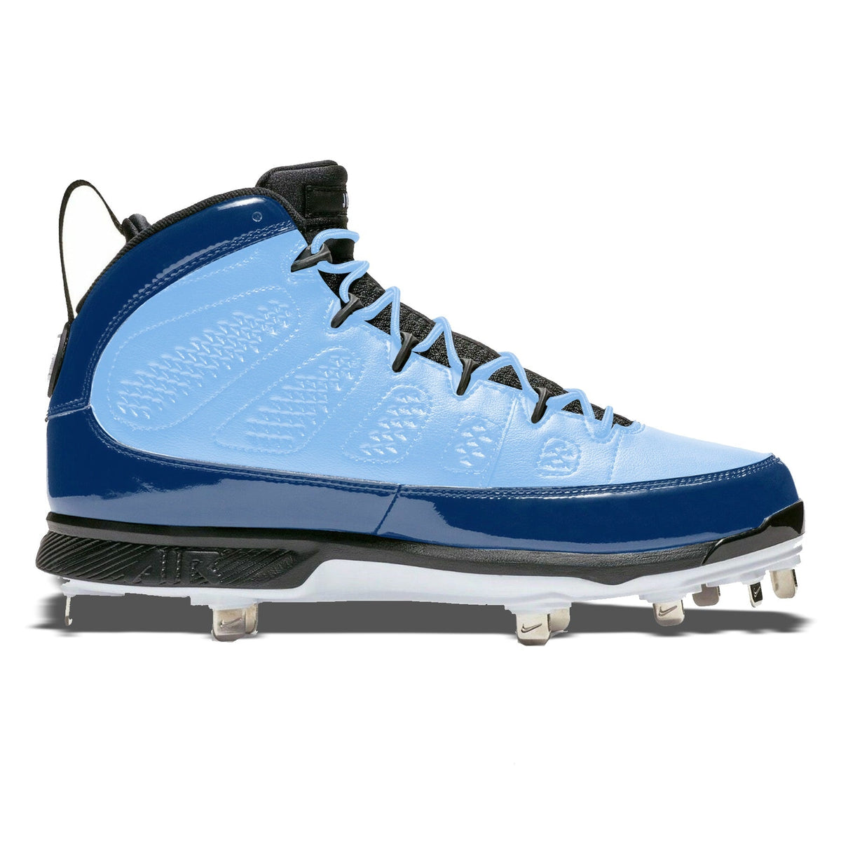 "Carolina" Jordan 9 Retro Cleats