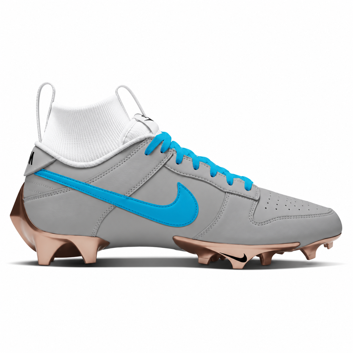 "Carolina" Nike Vapor Edge Dunk Cleats