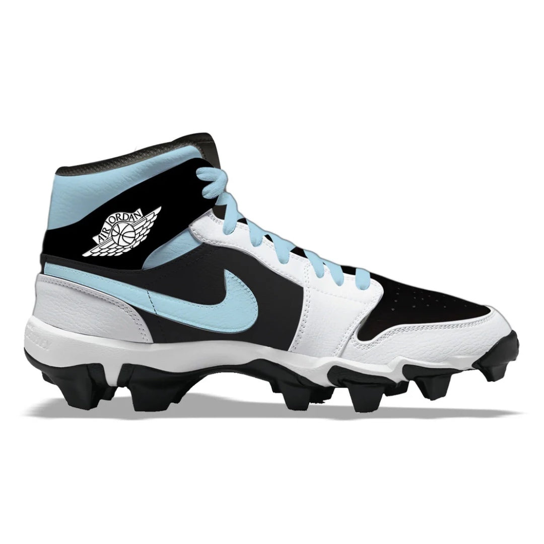 "Carolina Panda" Jordan 1 Kids' Multisport Cleats