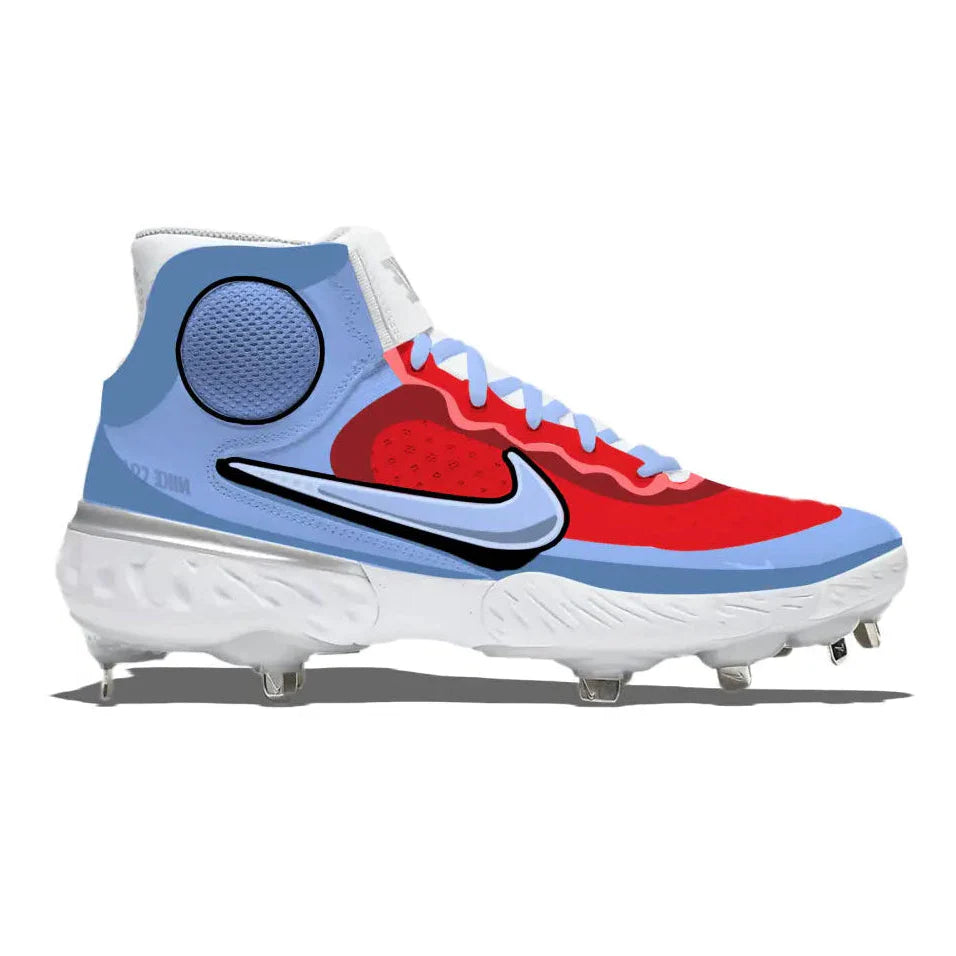 "Philadelphia Cartoon" Nike Alpha Huarache Elite 3 Mid Cleats