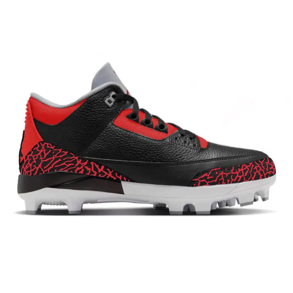 "Cincinnati" Jordan 3 Retro MCS Cleats