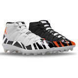 "Cincinnati Mismatch" Jordan 11 Retro TD Football Cleats