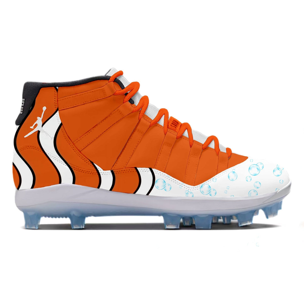 "Clown Fish" Jordan 11 Retro MCS Baseball Cleats