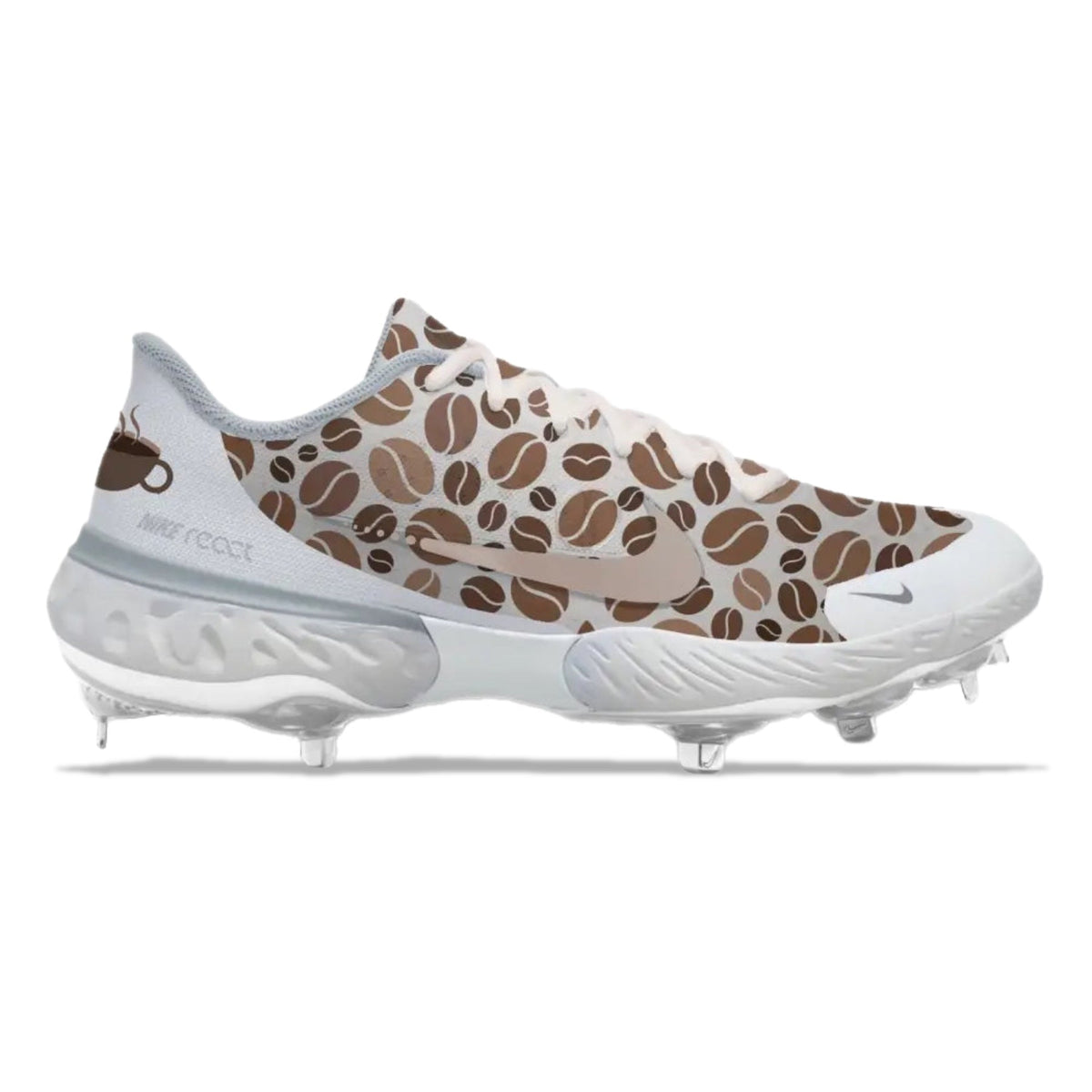 "Coffee" Nike Alpha Huarache Elite 3 Low Cleats