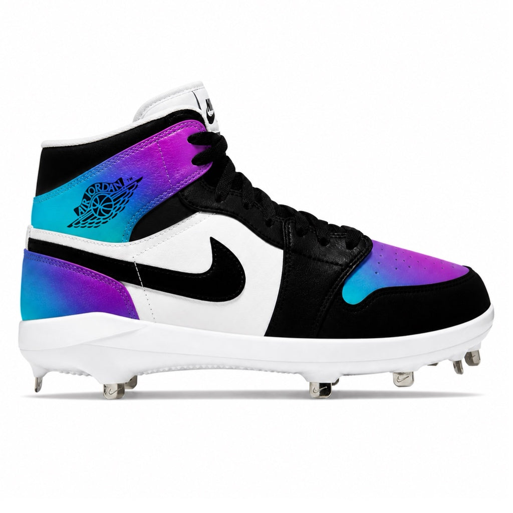 "Color Shift" Jordan 1 Retro Cleats