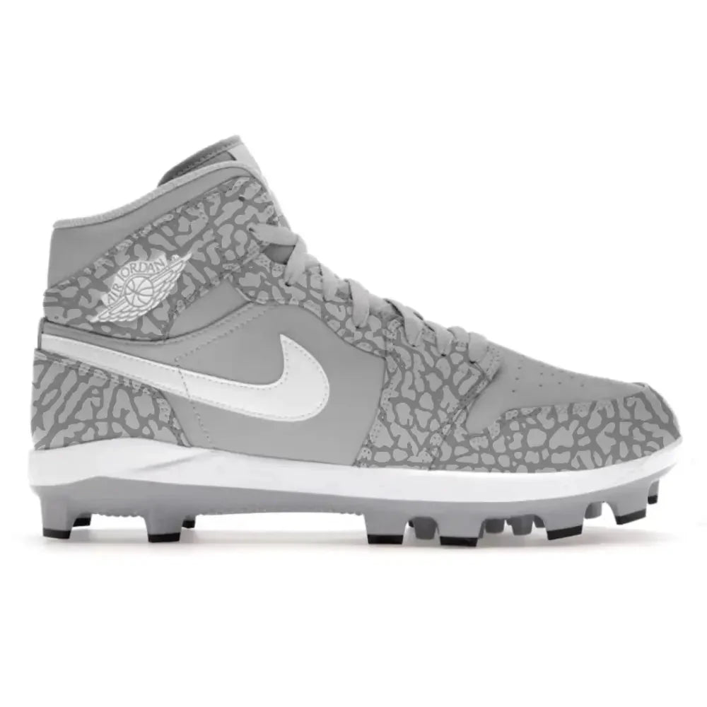 "Cool Grey" Jordan 1 Retro MCS Cleats