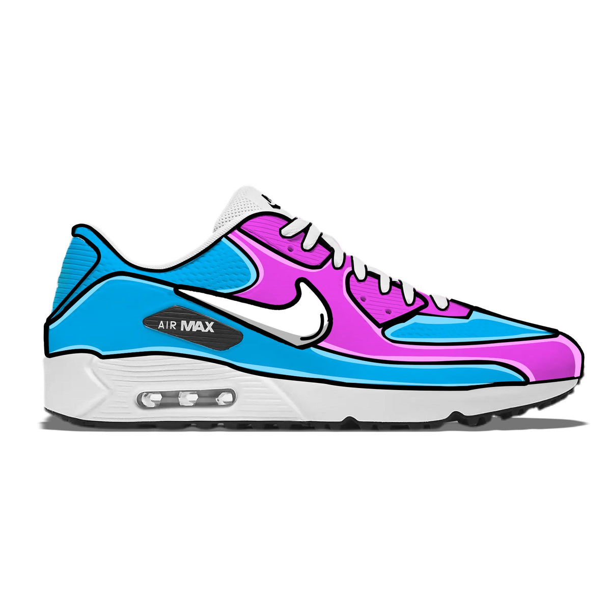 "Cotton Candy Cartoon" Nike Air Max 90 G Golf Shoes