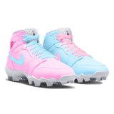 "Cotton Candy Mismatch" Jordan 1 Kids' Multisport Cleats