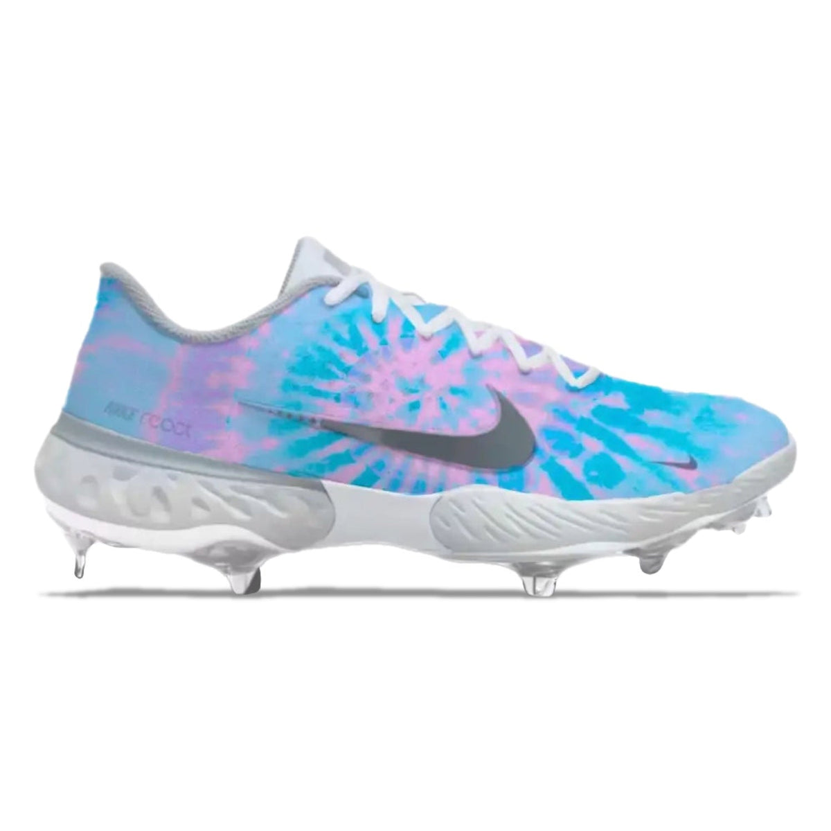 "Cotton Candy Tie-Dye" Nike Alpha Huarache Elite 3 Low Cleats