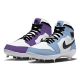"Court Blue Mismatch" Jordan 1 Retro Cleats