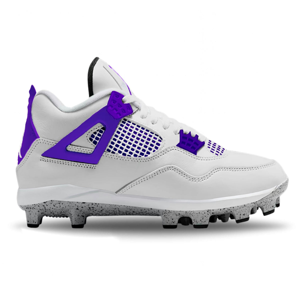 "Court Purple" Jordan 4 Retro MCS Cleats