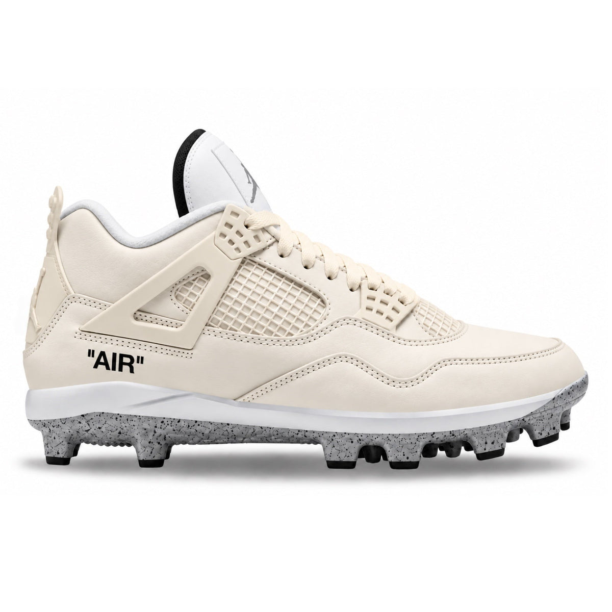 "Cream OW" Jordan 4 Retro MCS Cleats