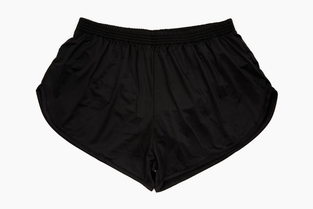 Black shorts on a white background