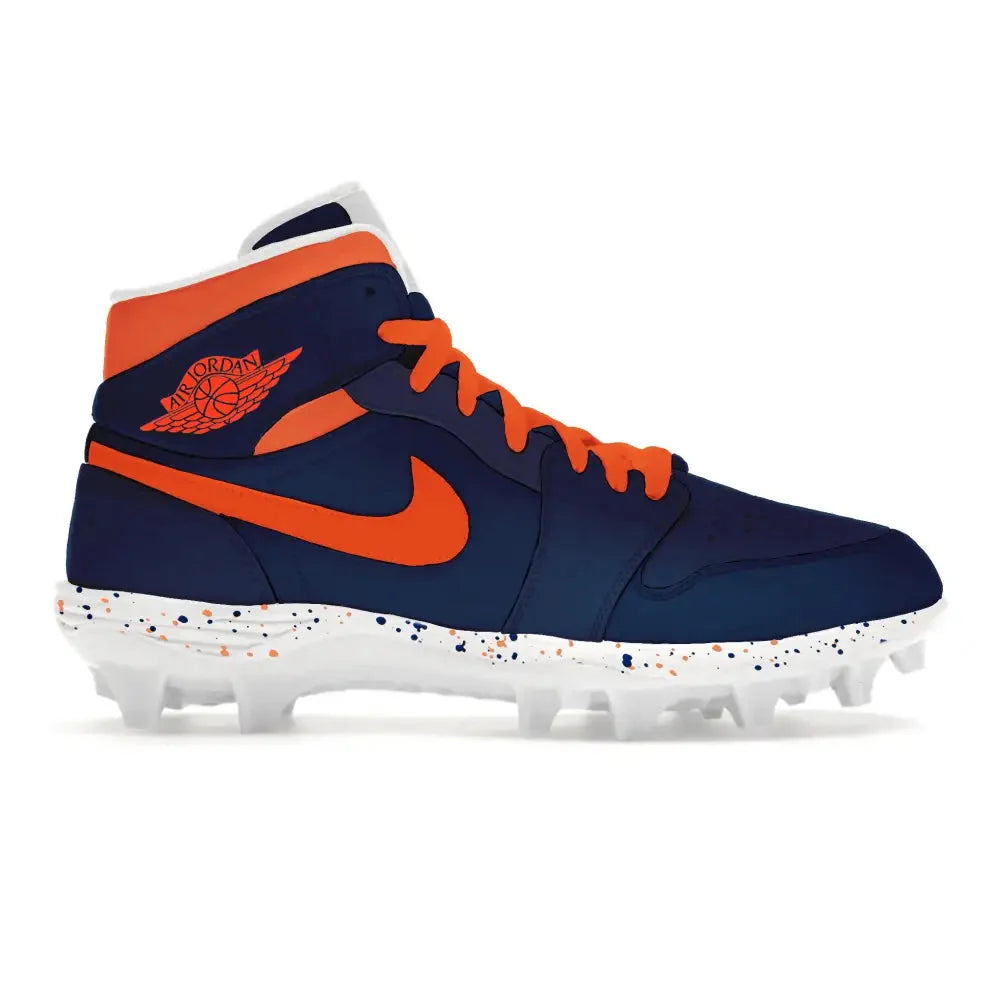 "Denver Alternate" Jordan 1 TD Cleats