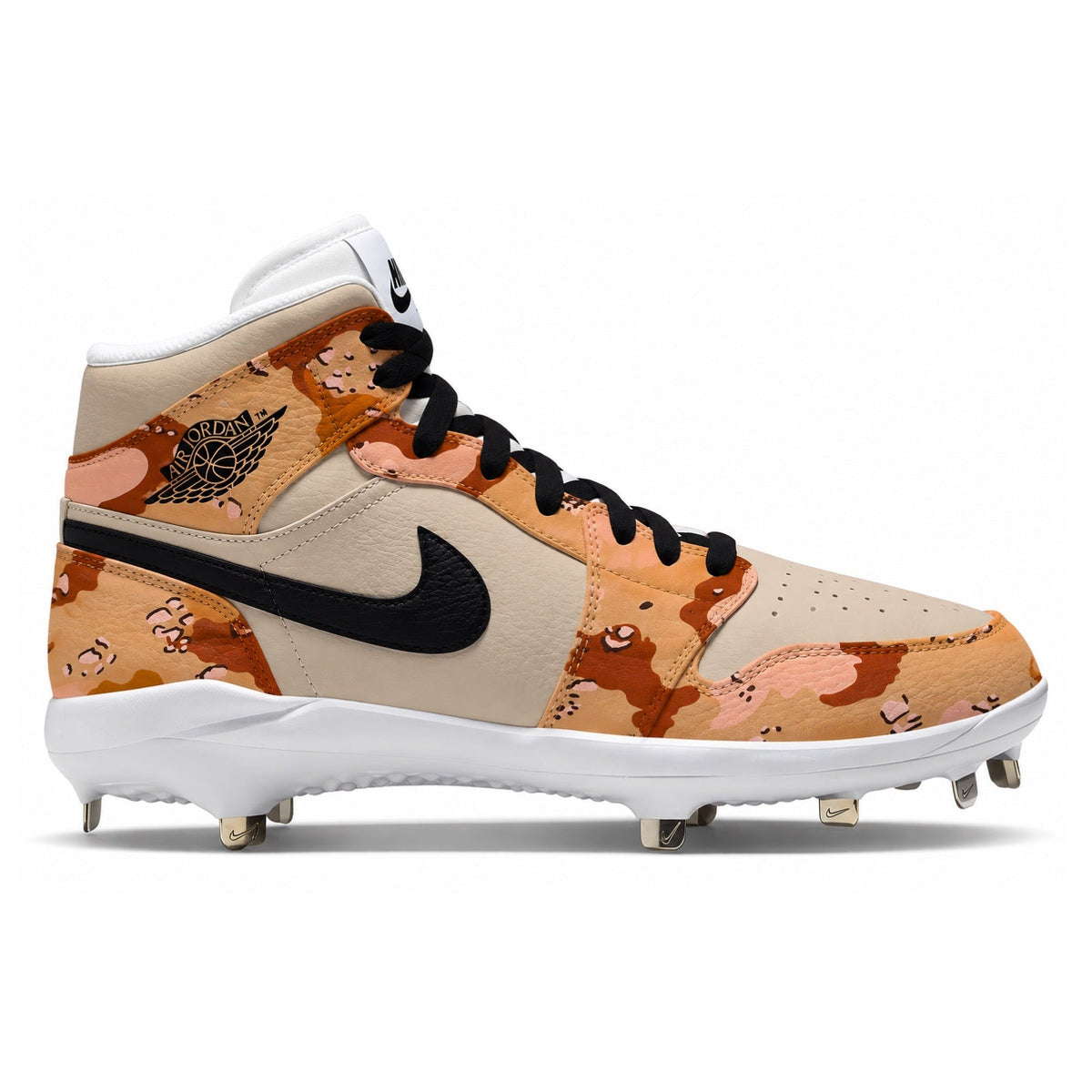 "Desert Camo" Jordan 1 Retro Cleats