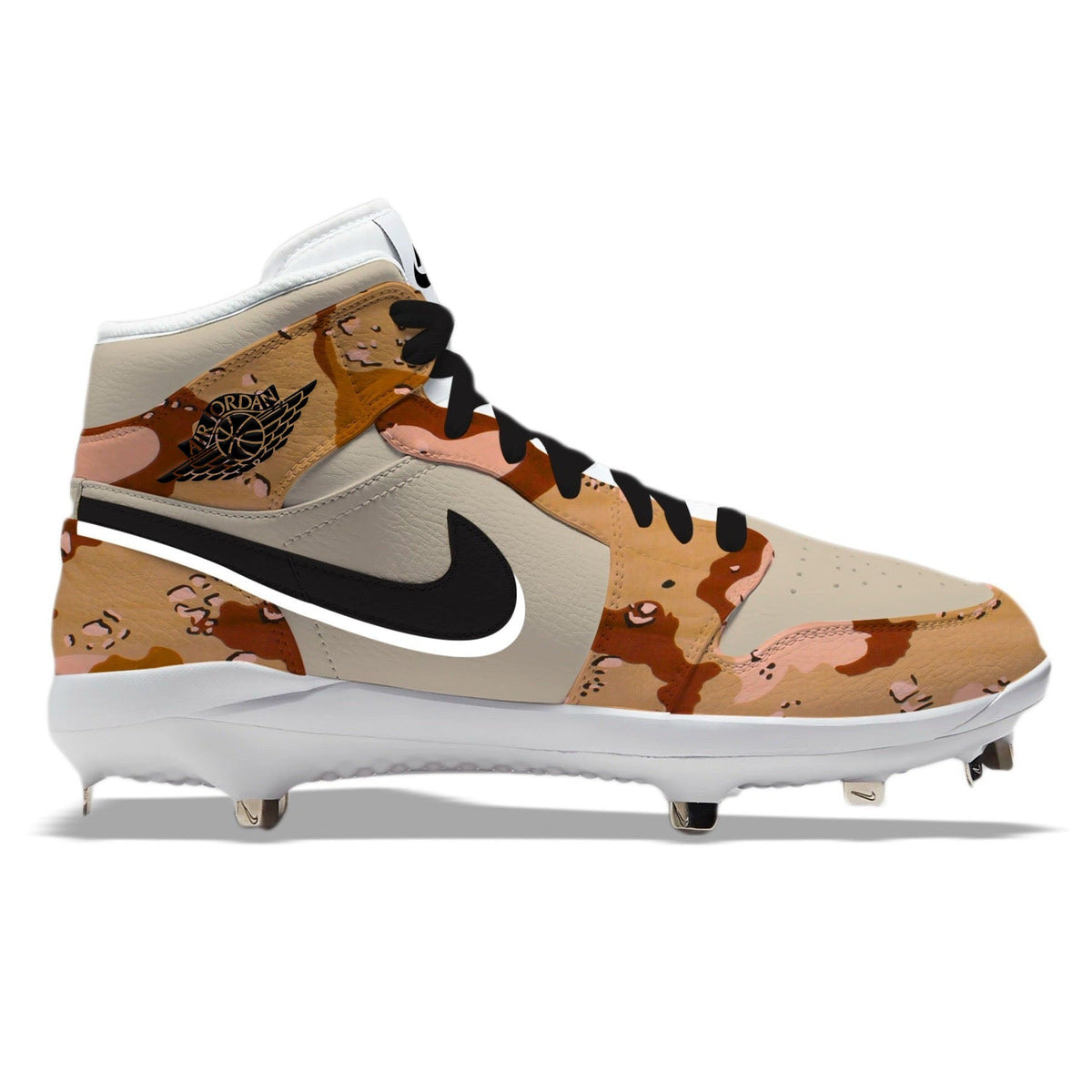 "Desert Camo" Jordan 1 Retro Cleats