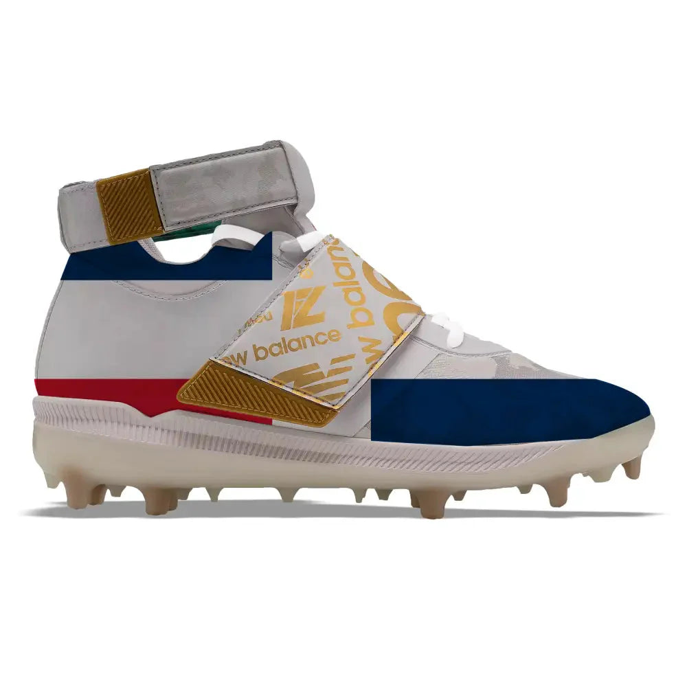 "Dominican Republic Flag" New Balance Lindor 1 TPU Baseball Cleats