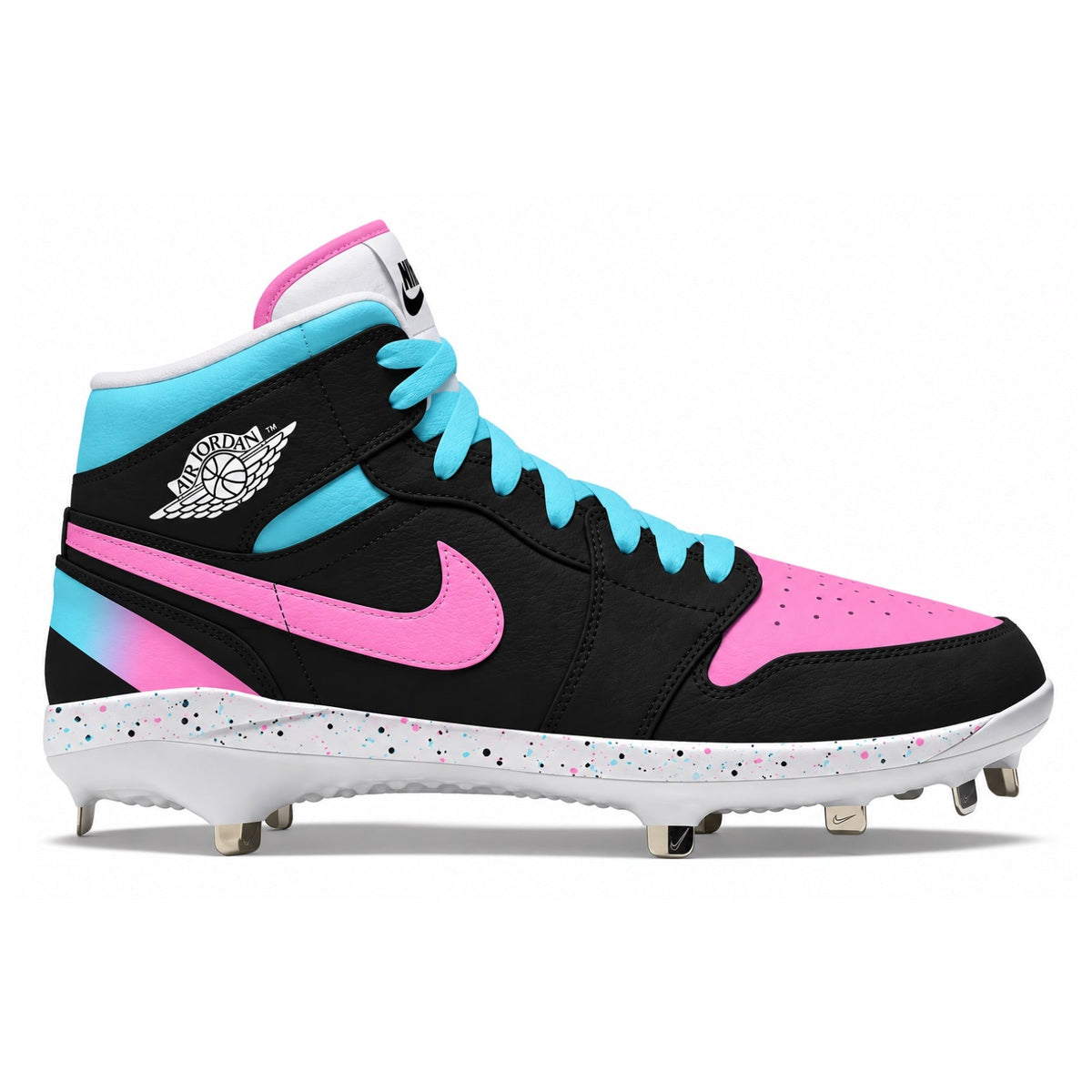 "Double Trouble" Jordan 1 Retro Cleats