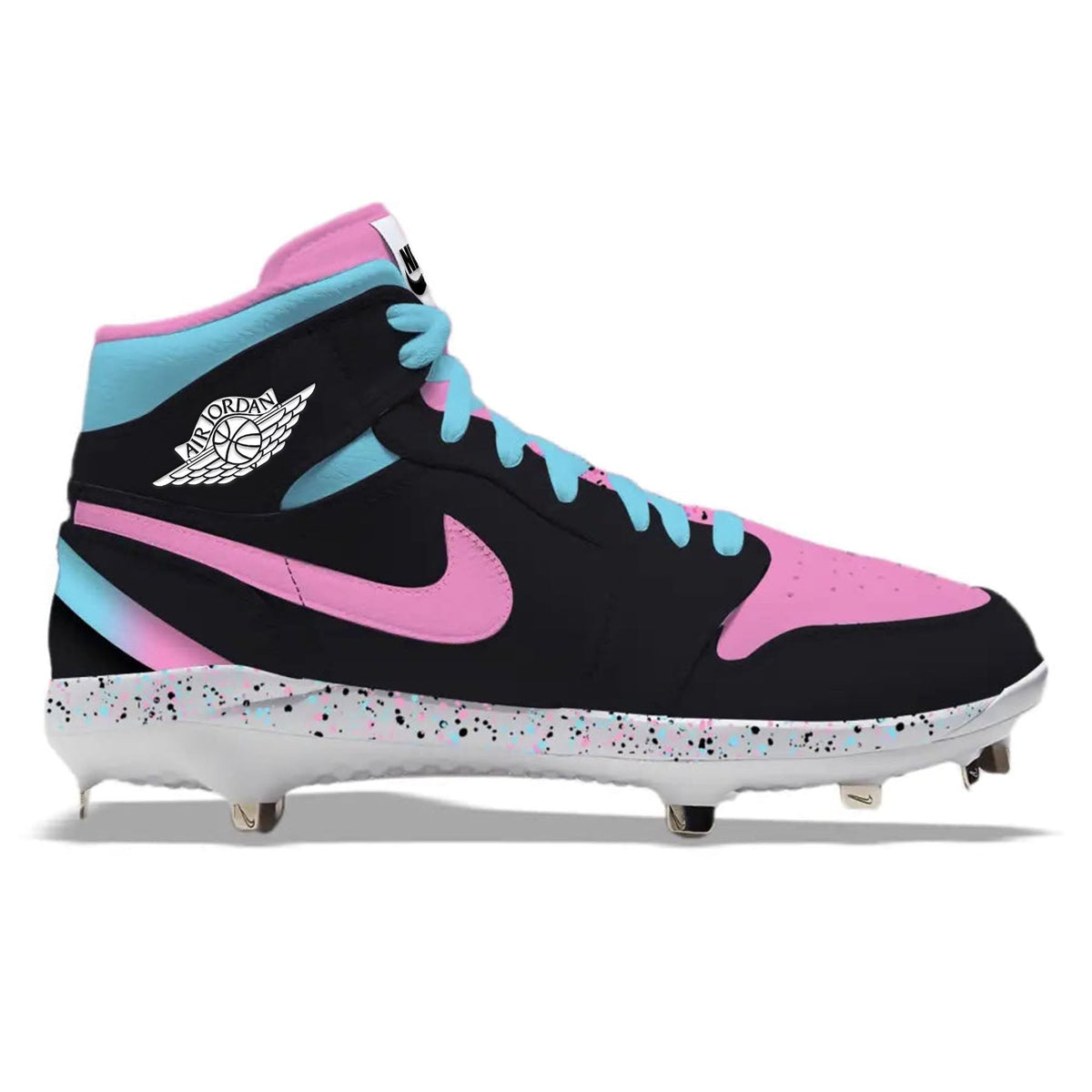 "Double Trouble" Jordan 1 Retro Cleats