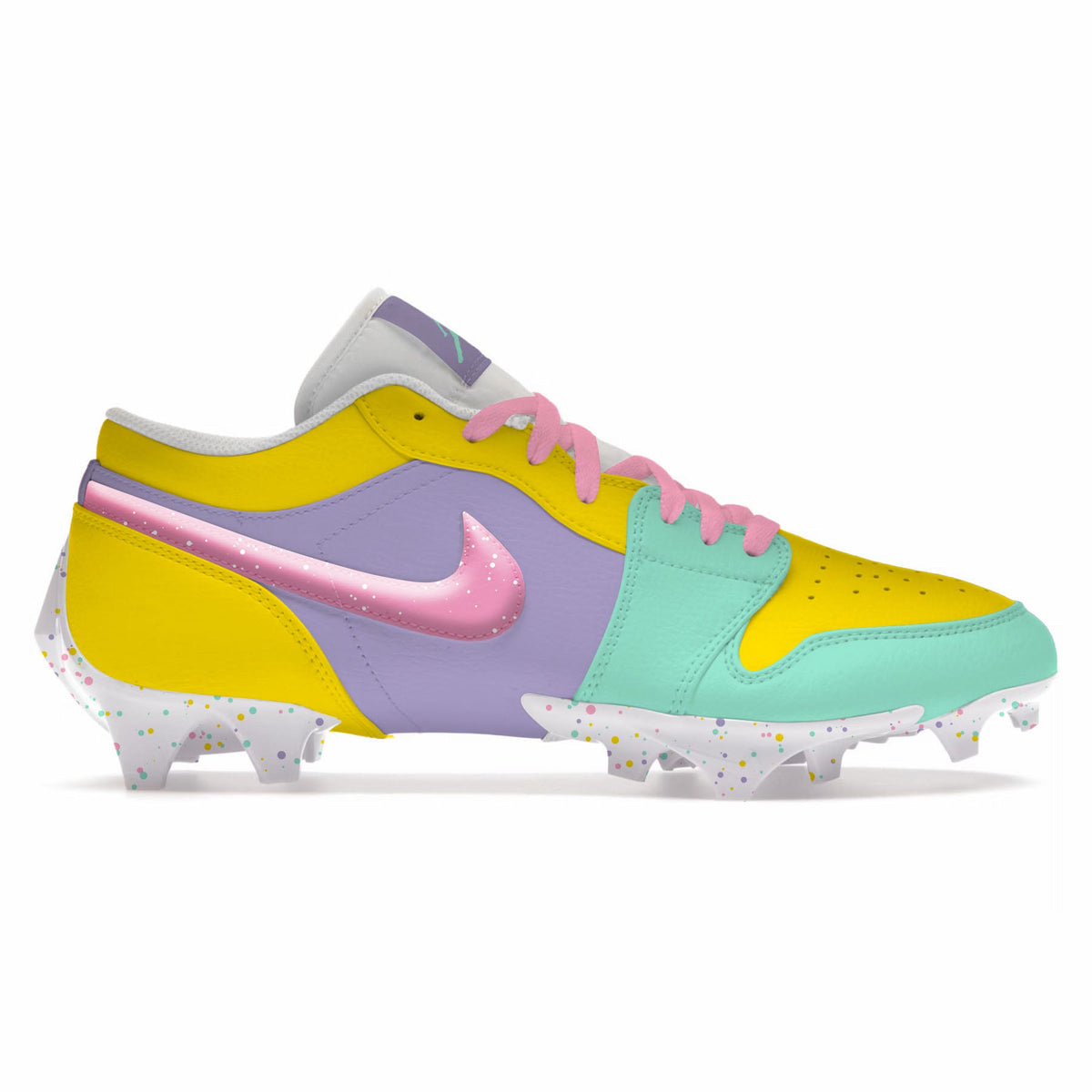 "Egg Hunt” Jordan 1 Vapor Edge Low Cleats