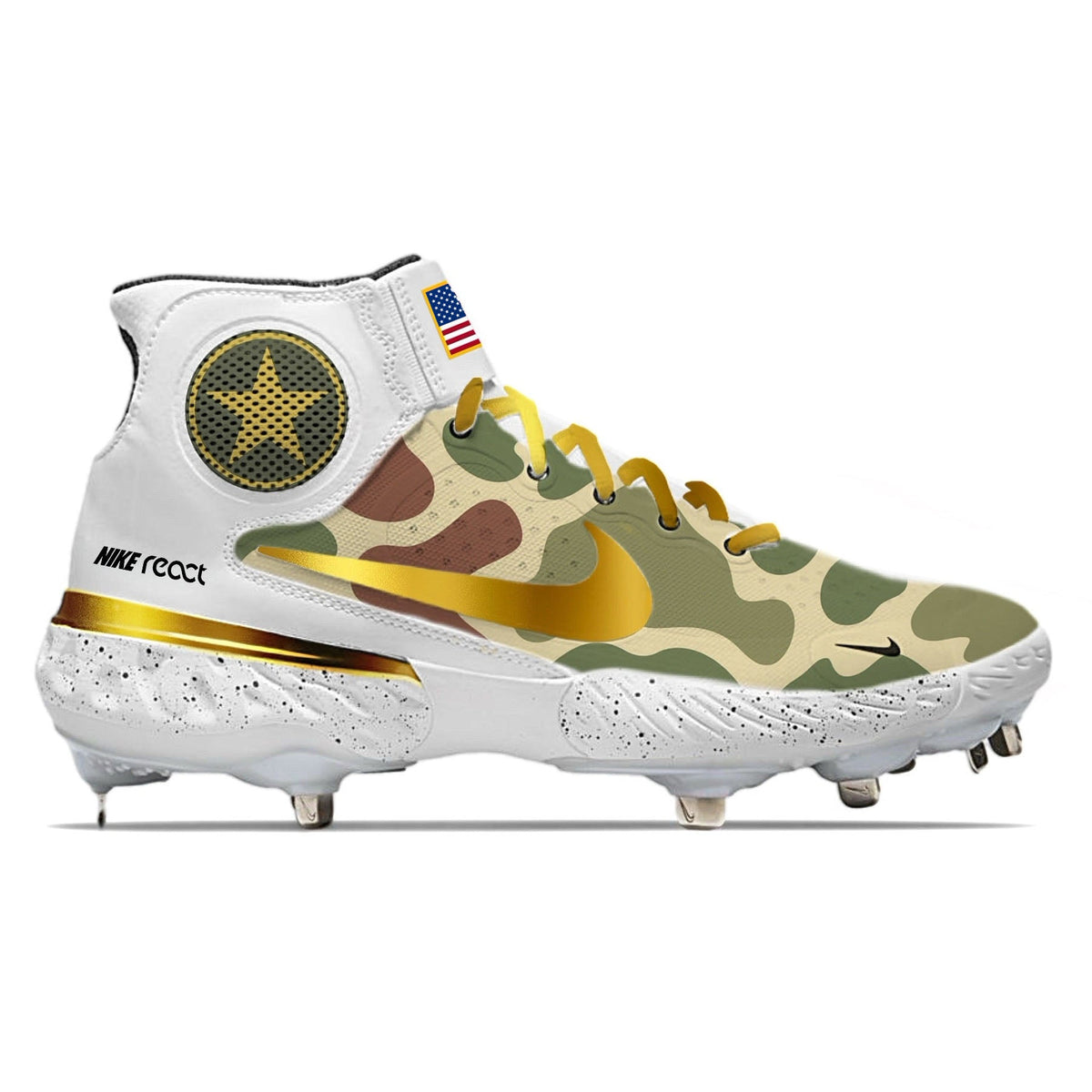 "Field General" Nike Alpha Huarache Elite 3 Mid Cleats