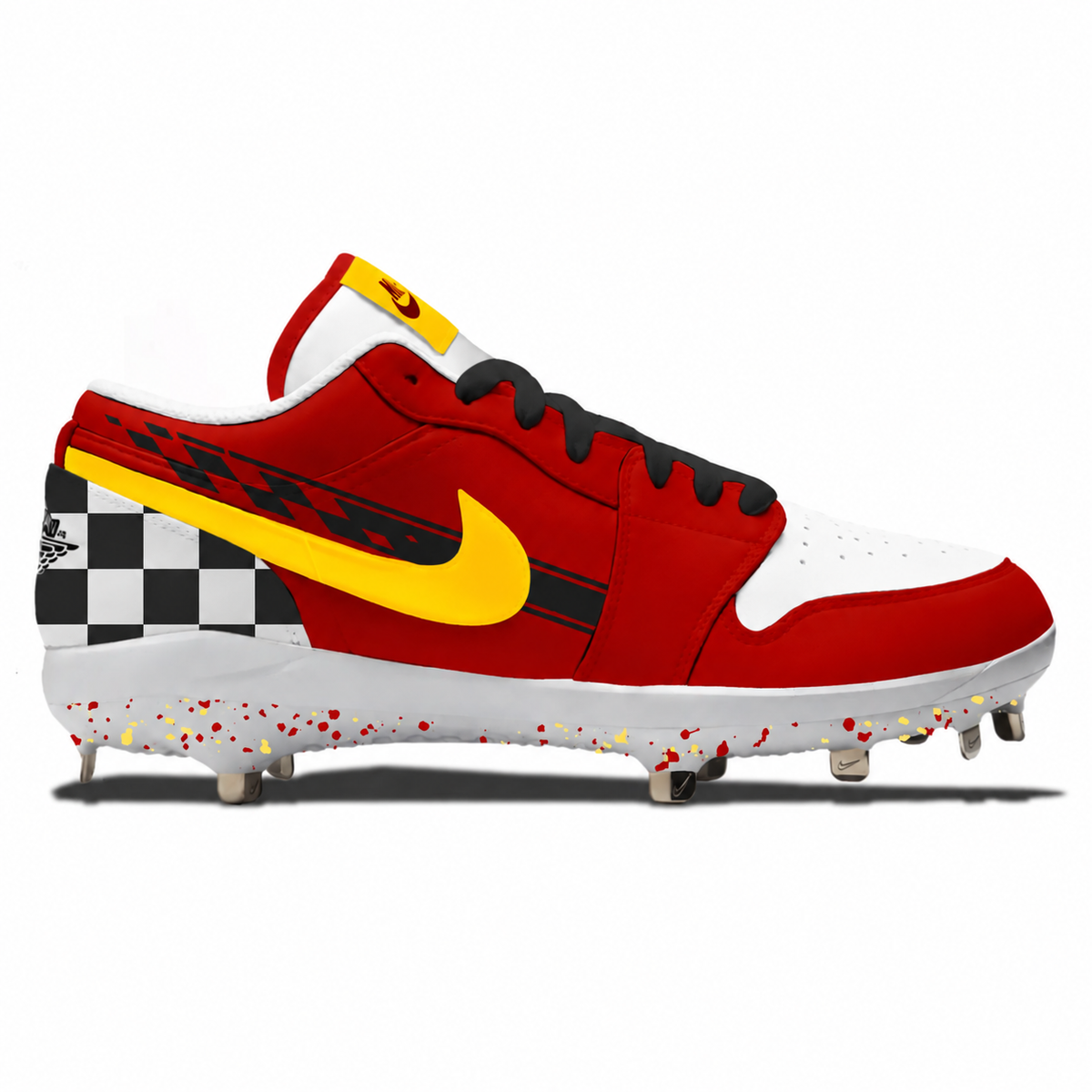 "Finish Line" Jordan 1 Retro Cleats