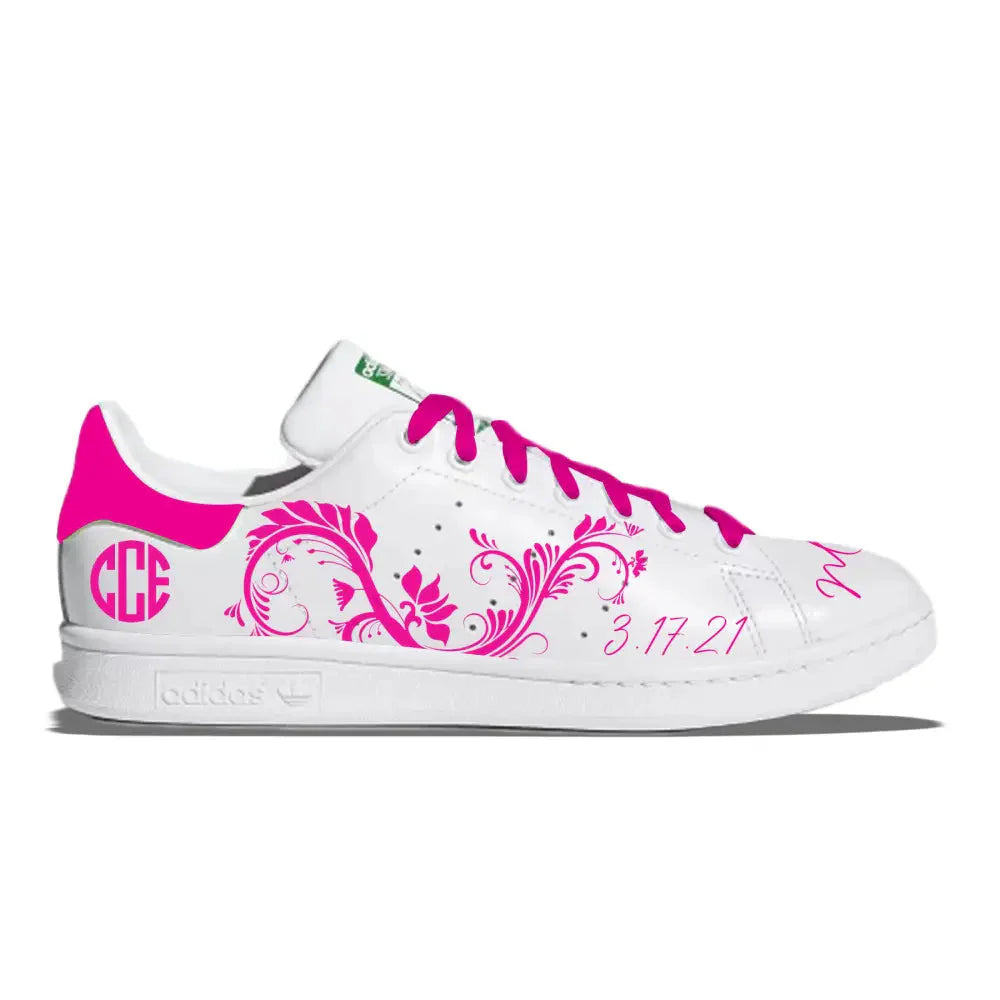 "Floral" Adidas Stan Smith Shoes