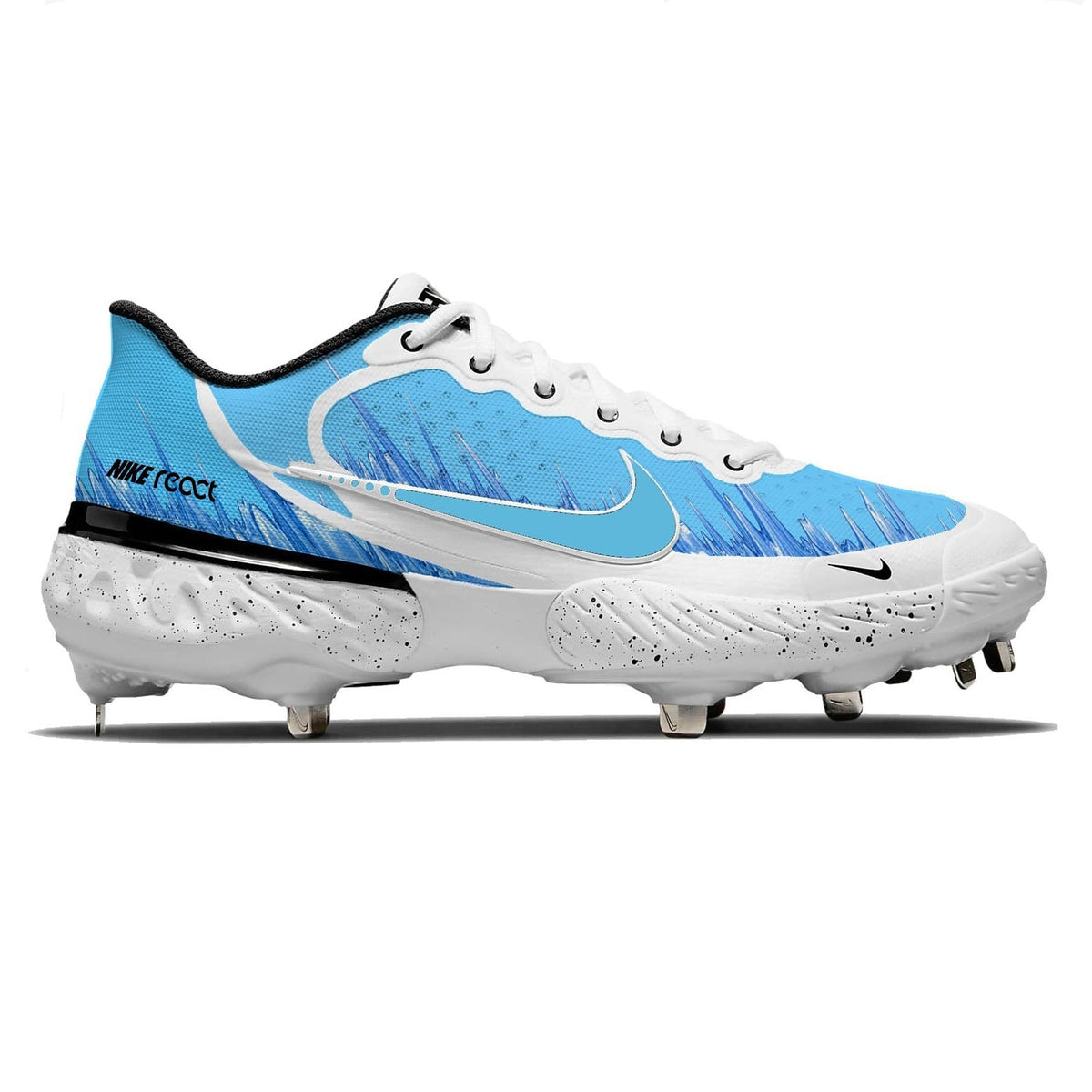 "Frozen Tundra" Nike Alpha Huarache Elite 3 Low Cleats