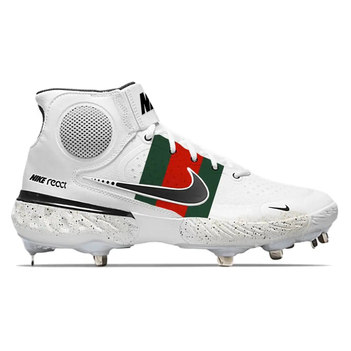 "G Stripes" Nike Alpha Huarache Elite 3 Mid Cleats