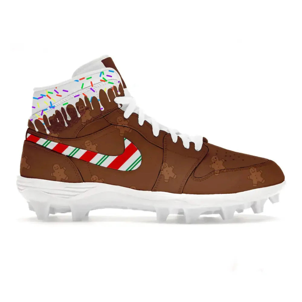 "Gingerbread" Jordan 1 TD Cleats