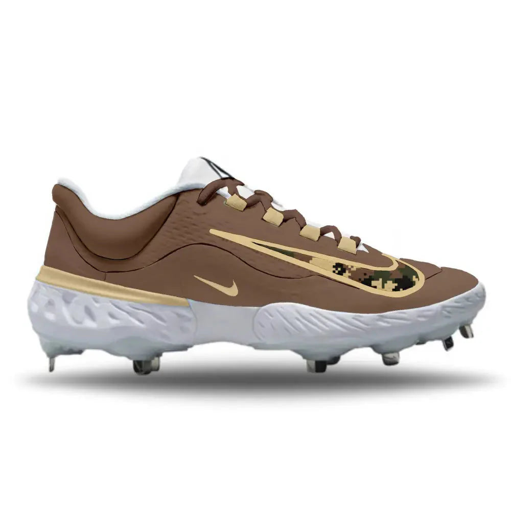 "Glitch Camo" Nike Alpha Huarache Elite 4 Low Cleats