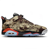 "Glitch Camouflage" Jordan Retro 6 G Golf Shoes