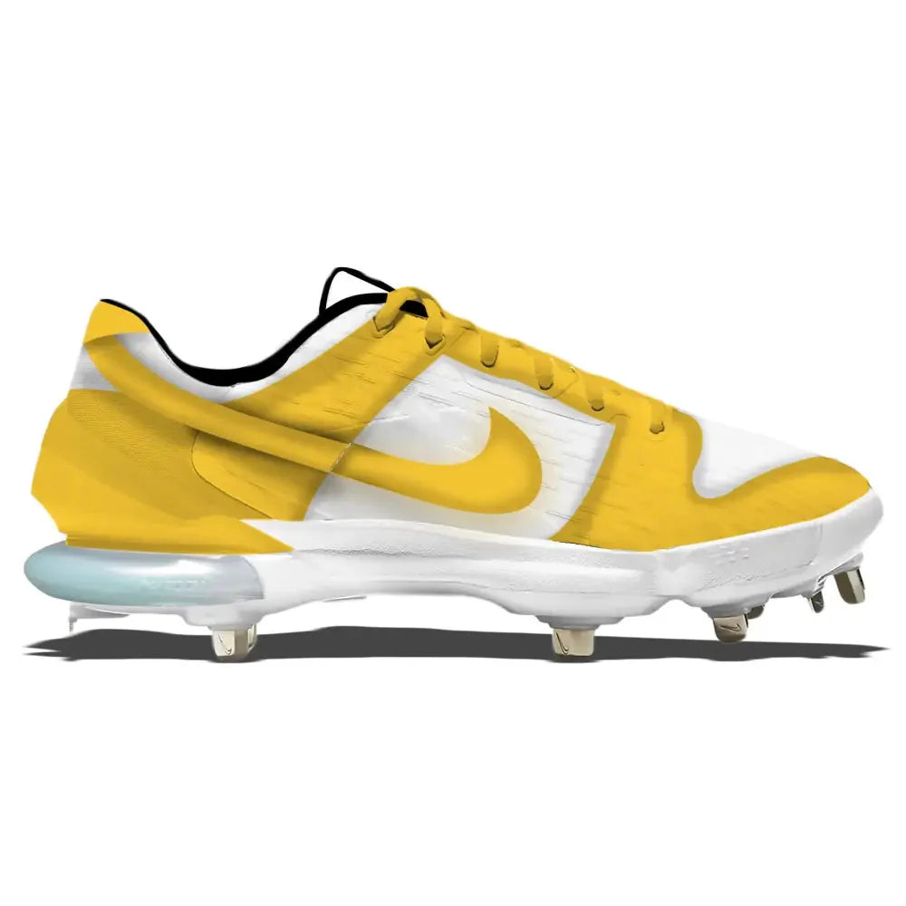 "Golden Yellow & White Dunk" Nike Force Zoom Trout 7 Pro Cleats