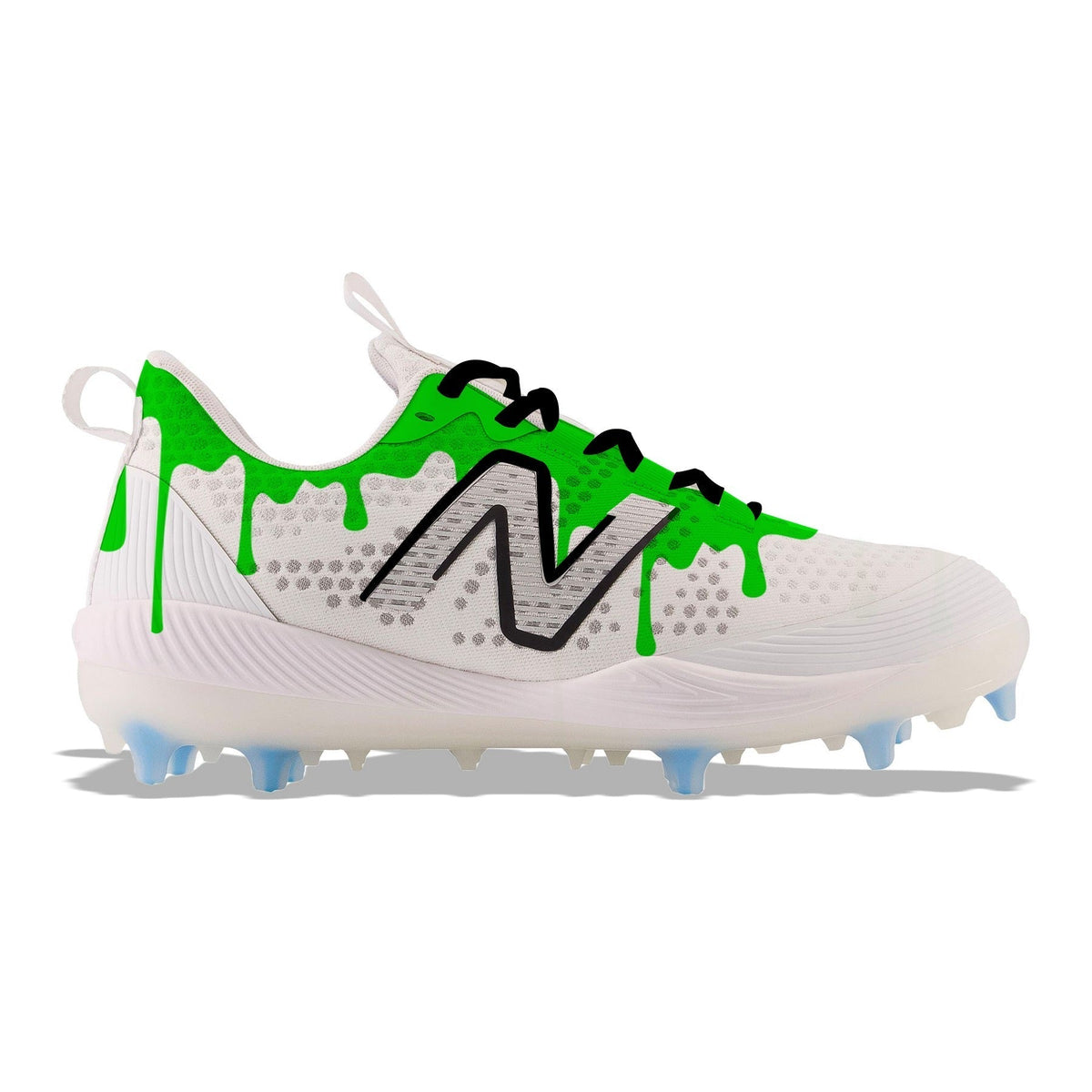 "Green Drip" New Balance FuelCell COMPv3 TPU Baseball Cleats