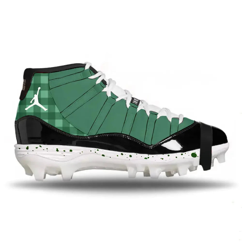 "Green Lobster" Jordan 11 TD Cleats