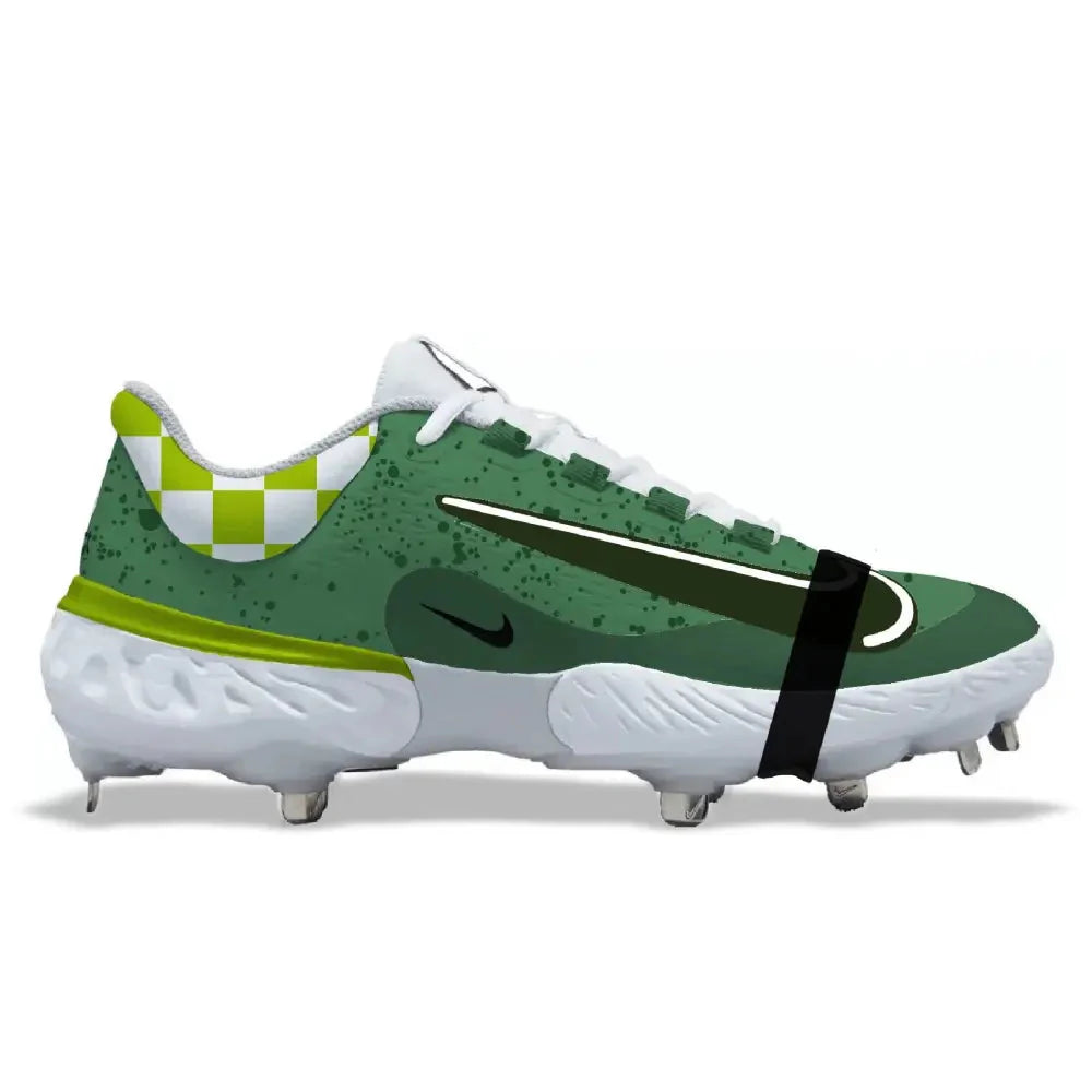 "Green Lobster" Nike Alpha Huarache Elite 4 Low Cleats
