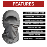 Grey Balaclava Mask (Shiesty)