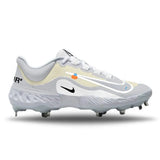 "Grey Smoke OW" Nike Alpha Huarache Elite 4 Low Cleats