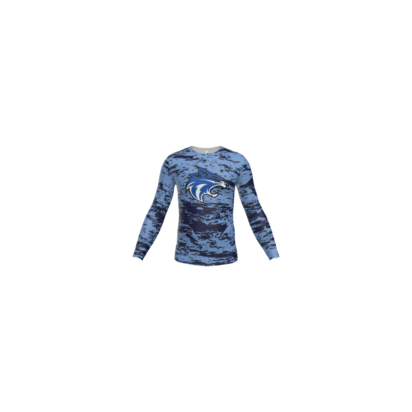 Sublimated Compression Youth Long Sleeve Crew