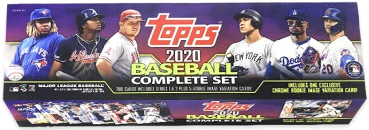 2020 Topps Baseball Complete Factory Box Set TARGET PURPLE 1 Rookie CHROME Card