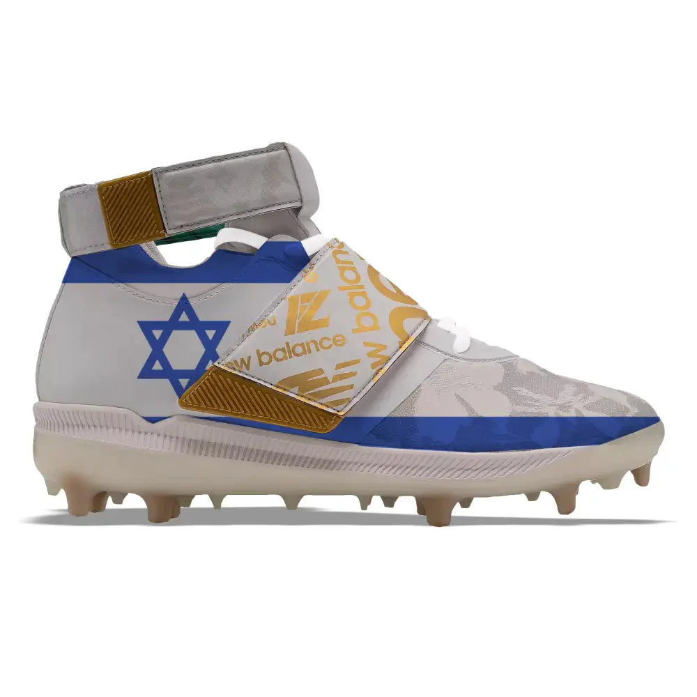 "Israel Flag" New Balance Lindor 1 TPU Baseball Cleats