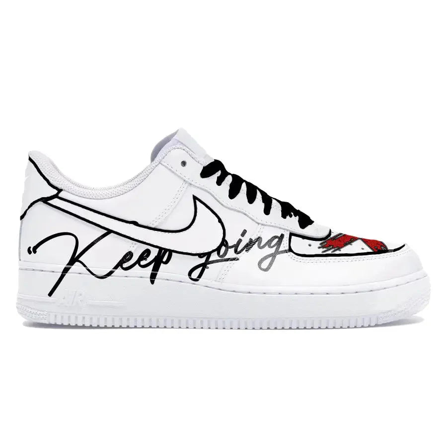"Keep Going" Nike Air Force 1 Low Shoes