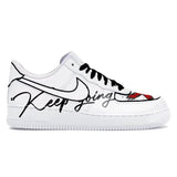 "Keep Going" Nike Air Force 1 Low Shoes