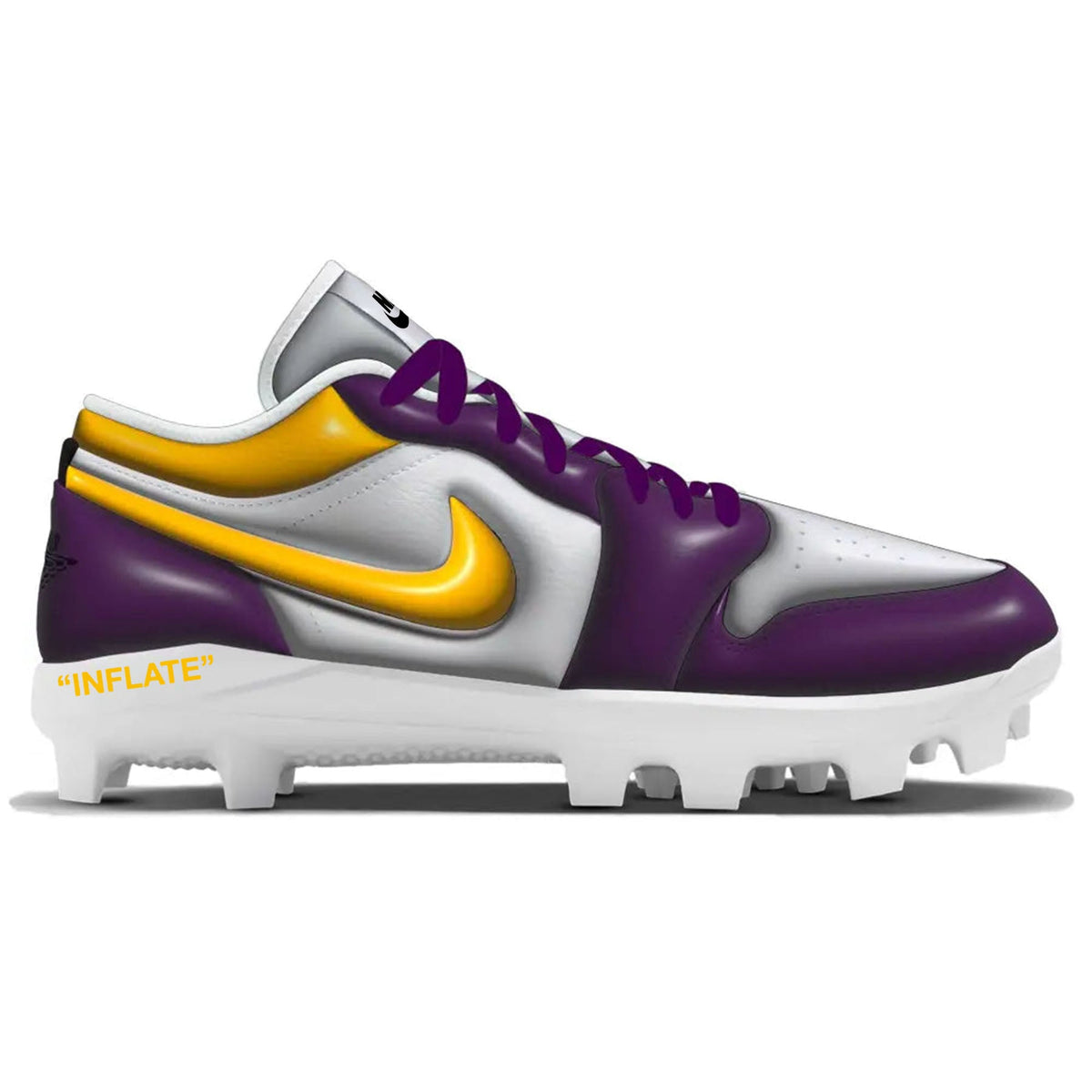 "Los Angeles INFLATE" Jordan 1 Retro Cleats