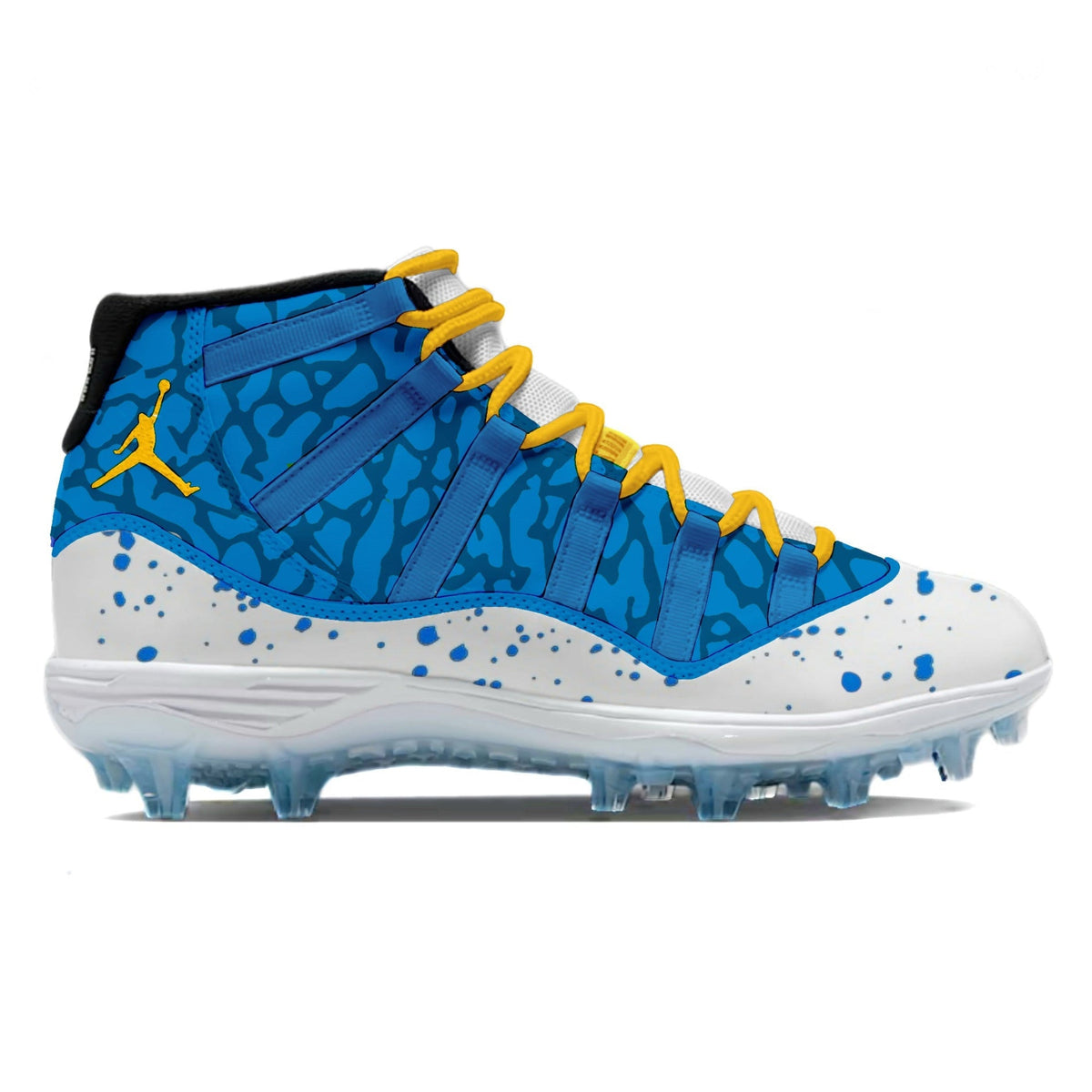 "Los Angeles" Jordan 11 Retro TD Football Cleats