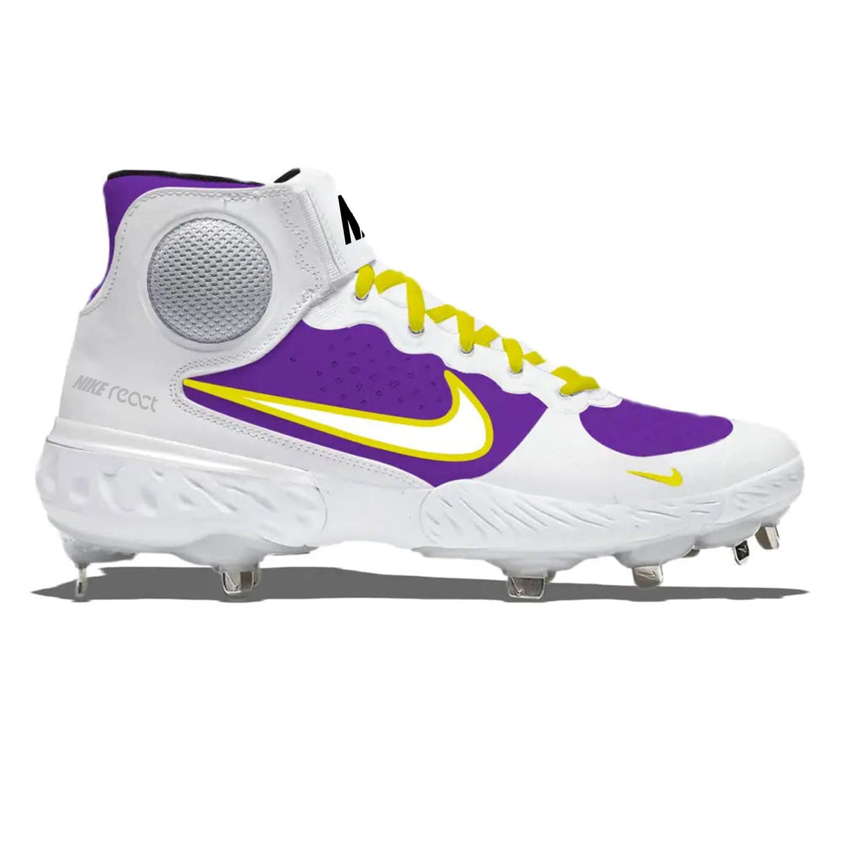 "Louisiana" Nike Alpha Huarache Elite 3 Mid Cleats