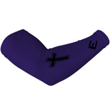 Faith Cross Purple Arm Sleeve - Pro Game Sports